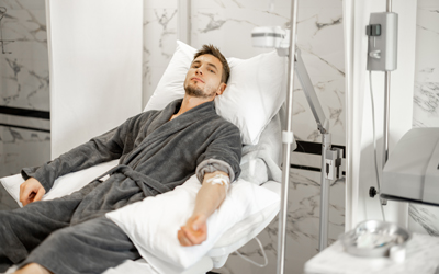 Больной на кушетке – КвинМед